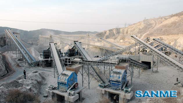 limestone production line